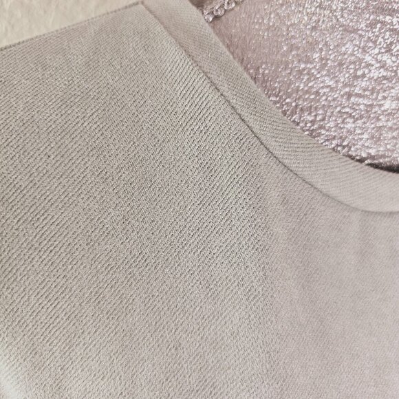 Zara Cozy Soft T-Shirt Dress Gray Blue - Picture 5 of 9